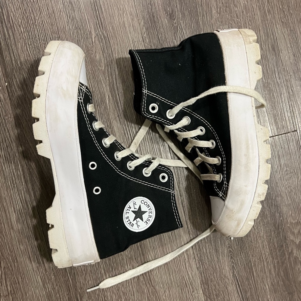 Black Chuck Taylor All Star Lugged
